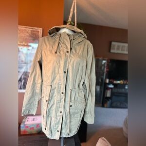 Green cargo jacket